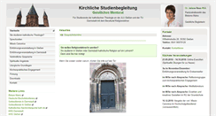 Desktop Screenshot of kirchliche-studienbegleitung.de
